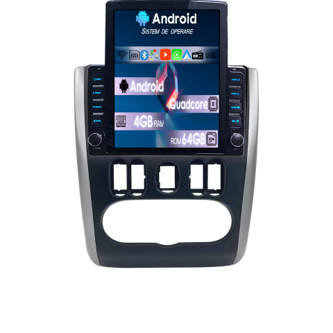 Almera 2012-2019 - Navigatie dedicata Nissan Almera G15 2012-2019 Tesla Style, 4GB RAM 64GB ROM, Procesor Quadcore, Android 14, Display QLED 9.7", DSP, Carplay&Android Auto