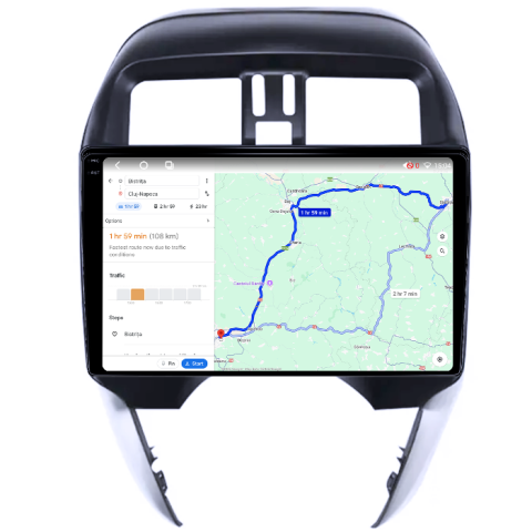 Navigatie dedicata Nissan Sunny 2019, 4GB RAM 32GB ROM, Octacore, Android 14, Display QLED 1K 10", DSP, Carplay&Android Auto, SIM 4G, Bluetooth, Ventilator Activ [4]