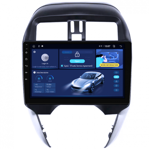 Sunny 2019 - Navigatie dedicata Nissan Sunny 2019, 8GB RAM 128GB ROM, Octacore, Platforma TS18, Android 14, Display QLED 9”, Suporta camera 360º, DSP, Carplay&Android Auto, SIM 4G, Ventilator Activ