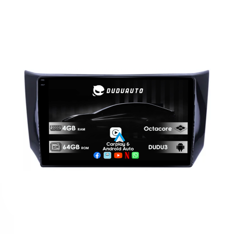 Sylphy 2012-2018 - Navigatie dedicata Nissan Sylphy 2012-2018, DUDU3, 4GB RAM 64GB ROM, Octacore, Platforma 8581, Android, Display QLED 9", DSP, Carplay&AndroidAuto