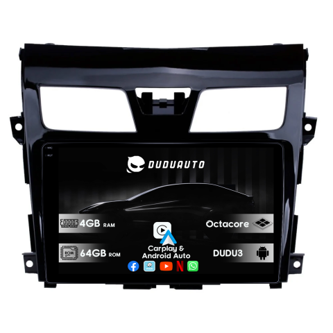 Nissan - Navigatie dedicata Nissan Teana 3 2013-2015, DUDU3, 4GB RAM 64GB ROM, Octacore, Platforma 8581, Android, Display QLED 9", DSP, Carplay&AndroidAuto