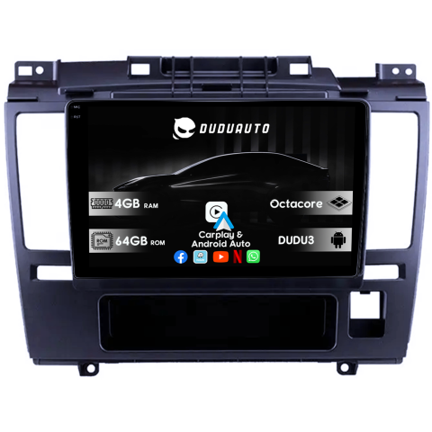 Tiida 2005-2010 - Navigatie dedicata Nissan Tiida 2005-2010, DUDU3, 4GB RAM 64GB ROM, Octacore, Platforma 8581, Android, Display QLED 9", DSP, Carplay&AndroidAuto