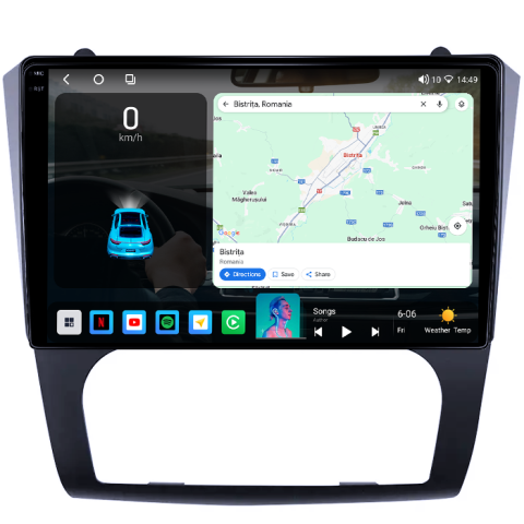 Navigatie dedicata Nissan Teana Altima 2008-2012, 4GB RAM 32GB ROM, Octacore, Android 14, Display QLED 1K 9", DSP, Carplay&Android Auto, SIM 4G, Bluetooth, Ventilator Activ [1]