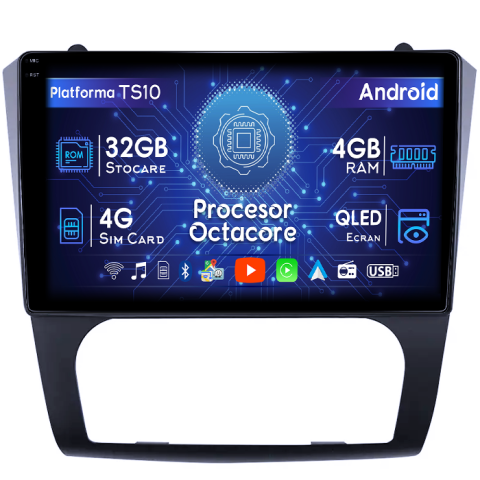 Teana Altima 2008-2012 - Navigatie dedicata Nissan Teana Altima 2008-2012, 4GB RAM 32GB ROM, Octacore, Android 14, Display QLED 1K 9", DSP, Carplay&Android Auto, SIM 4G, Bluetooth, Ventilator Activ