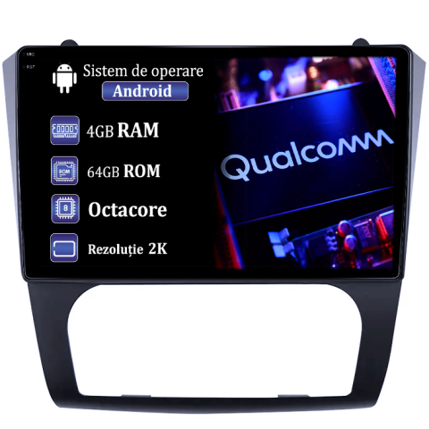 Navigatii Dedicate - Navigatie dedicata Nissan Teana Altima 2008-2012, 4GB RAM 64GB ROM, Procesor Qualcomm Octacore, Android 14, Rezolutie 2K, Display QLED 9", DSP, Carplay&Android Auto, SIM 4G