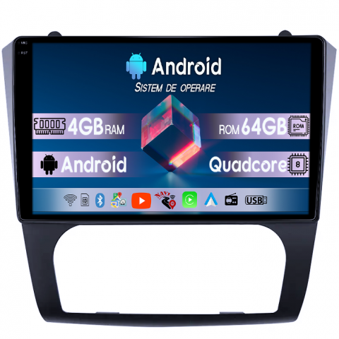 Teana Altima 2008-2012 - Navigatie dedicata Nissan Teana Altima 2008-2012, 4GB RAM 64GB ROM, Quad Core, Display 9" QLED 1K, Carplay, Android 14, Bluetooth, Magazin Play, Suport Camere AHD
