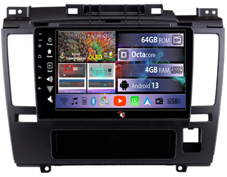 Tiida 2005-2010 - Navigatie dedicata Nissan Tiida 2005-2010, 4 GB RAM 64 ROM, Android 13, Display QLED, 9", DSP, Carplay, Android Auto, Internet, Youtube , Waze , WI-FI , USB , Bluetooth