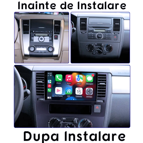 Navigatie dedicata Nissan Tiida 2005-2010, 8GB RAM 128GB ROM, Octacore, Platforma TS18, Android 14, Display QLED 9", Suporta camera 360", DSP, Carplay&Android Auto, SIM 4G, Ventilator Activ [5]