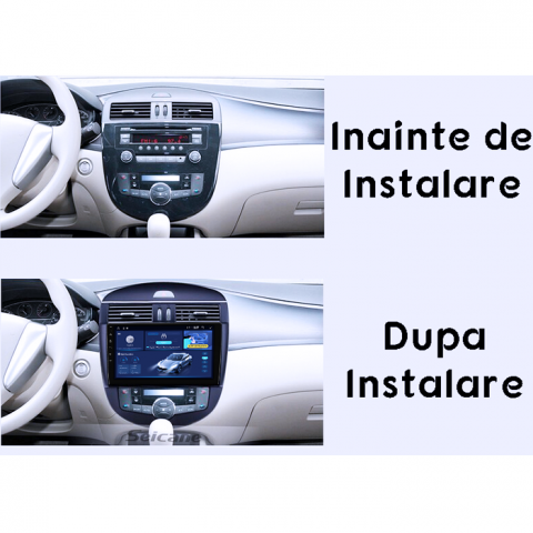 Navigatie dedicata Nissan Tiida 2011-2015, 4GB RAM 64GB ROM, Octacore, Android 14, Display QLED 1K 10", Carplay&Android Auto, SIM 4G, Ventilator Activ [4]
