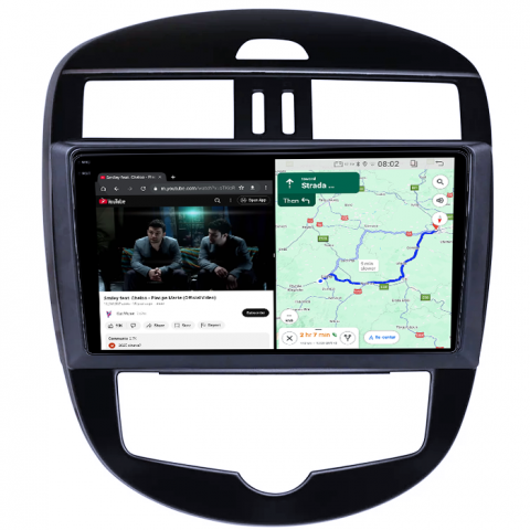 Navigatie dedicata Nissan Tiida 2011-2015, 4GB RAM 64GB ROM, Quad Core, Display 10.25" QLED 1K, Carplay, Android 14, Bluetooth, Magazin Play, Suport Camere AHD [4]