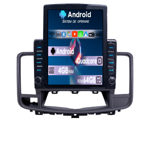 Teana 2 2009-2013 - Navigatie dedicata Nissan Teana 2009-2013 Tesla Style, 4GB RAM 64GB ROM, Procesor Quadcore, Android 14, Display QLED 9.7", DSP, Carplay&Android Auto