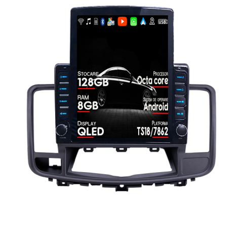 Teana 2 2009-2013 - Navigatie dedicata Nissan Teana 2009-2013 Tesla Style, ANDROID 13, 9.7 inch , 8+128GB, Internet, Aplicatii, Waze, GPS