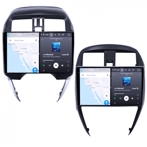 Versa 2014-2020 - Navigatie dedicata Nissan Versa 2014-2020, 8GB RAM 128GB ROM, Octacore, Platforma 7862, Android 14, Display QLED 9" 2K, Suporta camera 360", DSP, Carplay&Android Auto