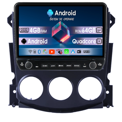 Navigatii Dedicate - Navigatie dedicata Nissan 370Z 2008-2011 Tesla cu butoane rotative model 2024, 4GB RAM 64GB ROM, Procesor Quadcore, Android 14, Display QLED 10", DSP, Carplay&Android Auto