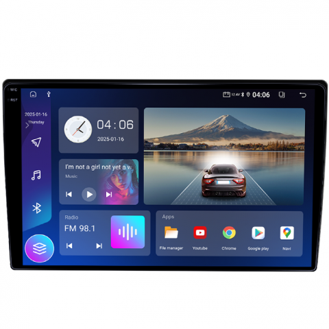Navigatie dedicata Nissan X-Trail 2000-2007, 4GB RAM 64GB ROM, Quad Core, Display 10" QLED 1K, Carplay, Android 14, Bluetooth, Magazin Play, Suport Camere AHD [1]