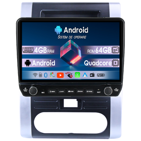 Navigatii Dedicate - Navigatie dedicata Nissan X-Trail 2007-2015 Tesla cu butoane rotative model 2024, 4GB RAM 64GB ROM, Procesor Quadcore, Android 14, Display QLED 10", DSP, Carplay&Android Auto