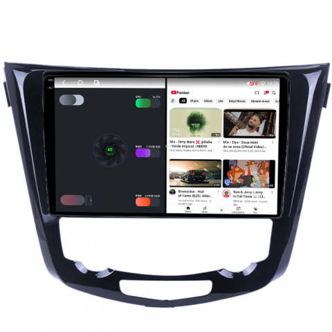 Navigatie dedicata Nissan X-Trail 2013-2017, 4GB RAM 64GB ROM, Octacore, Android 14, Display QLED 1K 10", Carplay&Android Auto, SIM 4G, Ventilator Activ [2]
