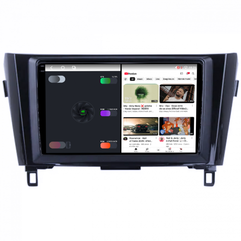 Navigatie dedicata Nissan X-Trail 2014-2021, 4GB RAM 64GB ROM, Octacore, Android 14, Display QLED 1K 10", Carplay&Android Auto, SIM 4G, Ventilator Activ [2]