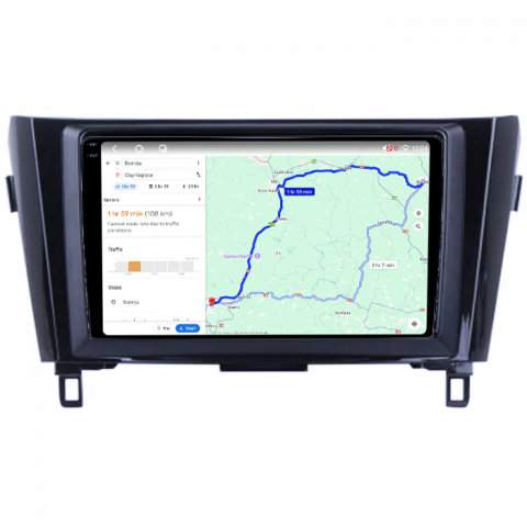 Navigatie dedicata Nissan X-Trail 2014-2021, 4GB RAM 64GB ROM, Octacore, Android 14, Display QLED 1K 10", Carplay&Android Auto, SIM 4G, Ventilator Activ [3]
