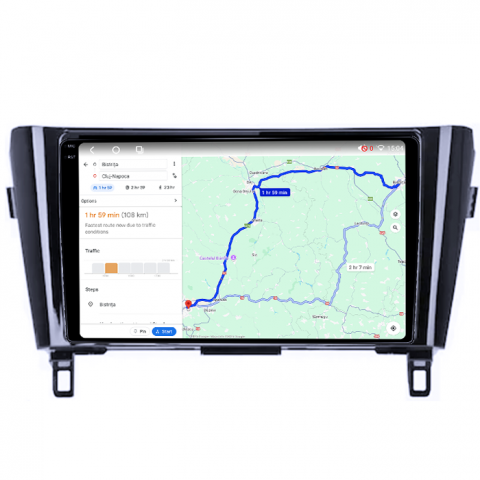 Navigatie dedicata Nissan X-Trail, Qashqai 2013-2018, 4GB RAM 64GB ROM, Octacore, Android 14, Display QLED 1K 10", Carplay&Android Auto, SIM 4G, Ventilator Activ [3]