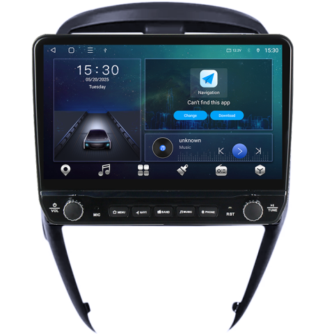 Navigatie dedicata Nissan Versa 2014-2020 Tesla cu butoane rotative model 2024, 4GB RAM 64GB ROM, Procesor Quadcore, Android 14, Display QLED 10", DSP, Carplay&Android Auto [6]