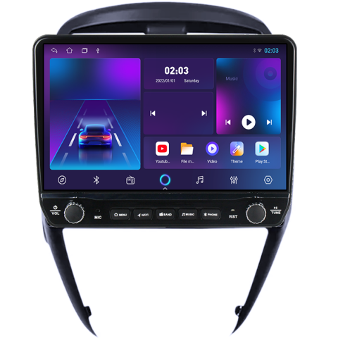 Navigatie dedicata Nissan Versa 2014-2020 Tesla cu butoane rotative model 2024, 4GB RAM 64GB ROM, Procesor Quadcore, Android 14, Display QLED 10", DSP, Carplay&Android Auto [5]