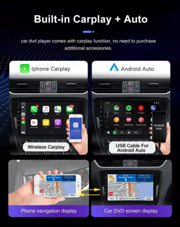 (Resigilata) Navigatie dedicata Nissan Qashqai X-trail 2013+, 2GB RAM 32GB ROM, Quad Core, Display 9" IPS Full HD, Carplay, Android 13, Bluetooth, Magazin Play, Suport camere AHD [2]