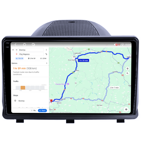 Navigatie dedicata Opel Antara 2008-2013, 4GB RAM 32GB ROM, Octacore, Android 14, Display QLED 1K 9", DSP, Carplay&Android Auto, SIM 4G, Bluetooth, Ventilator Activ [3]