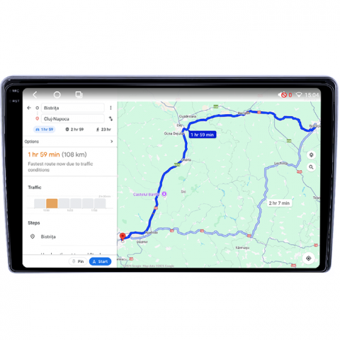 Navigatie dedicata Opel Antara 2008-2013, 4GB RAM 64GB ROM, Octacore, Android 14, Display QLED 1K 9", Carplay&Android Auto, SIM 4G, Ventilator Activ [3]