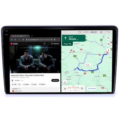 Navigatie dedicata Nissan Qashqai 2006-2013, 8GB RAM 128GB ROM, Octacore, Platforma TS18, Android 14, Display QLED 9", Suporta camera 360", DSP, Carplay&Android Auto, SIM 4G, Ventilator Activ [3]