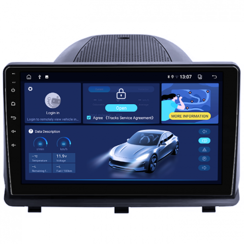 Navigatie dedicata Opel Antara 2008-2013, 8GB RAM 128GB ROM, Octacore, Platforma TS18, Android 13, Display QLED 9”, Suporta camera 360º, DSP, Carplay&Android Auto, SIM 4G, Ventilator Activ [1]