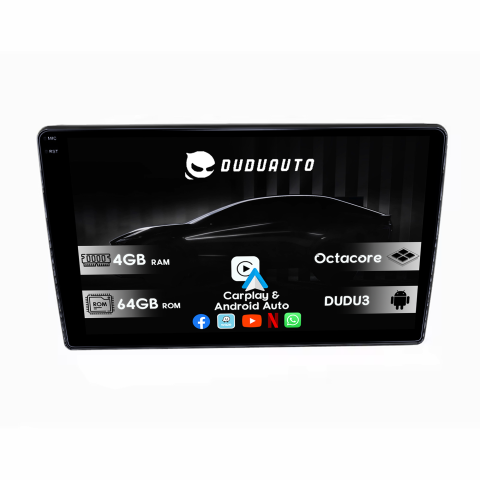 Astra G (1998-2004) - Navigatie dedicata Opel Astra G 1998-2004, DUDU3, 4GB RAM 64GB ROM, Octacore, Platforma 8581, Android, Display QLED 9", DSP, Carplay&AndroidAuto