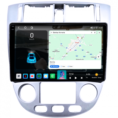 Navigatie dedicata Opel Astra 2004-2013, 4GB RAM 64GB ROM, Octacore, Android 14, Display QLED 1K 10", Carplay&Android Auto, SIM 4G, Ventilator Activ [1]