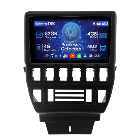 2329 - Navigatie dedicata Lada 2329, 4GB RAM 32GB ROM, Octacore, Android, Display QLED  9", DSP, Carplay&Android Auto, SIM 4G, Bluetooth, Ventilator Activ