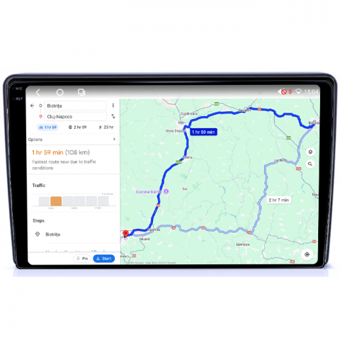 Navigatie dedicata Opel Astra H 2004 - 2014, 4GB RAM 64GB ROM, Octacore, Android 14, Display QLED 1K 9", Carplay&Android Auto, SIM 4G, Ventilator Activ [3]