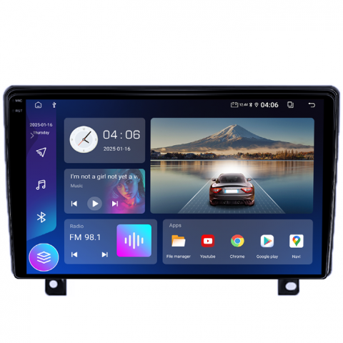 Navigatie dedicata Opel Astra H 2006-2014, 4GB RAM 64GB ROM, Quad Core, Display 9" QLED 1K, Carplay, Android 14, Bluetooth, Magazin Play, Suport Camere AHD [1]
