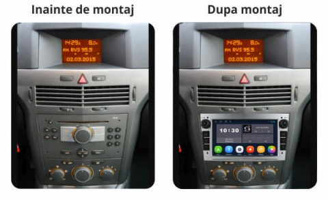Navigatie dedicata Opel Astra H, Vectra, Corsa Antara, Zafira, Meriva, Vivara, 4GB RAM 64GB ROM, Octacore, Android 13, Display QLED 7", DSP, Carplay, Android Auto [3]