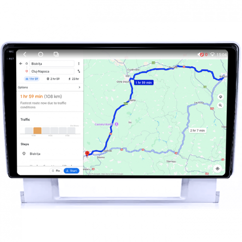 Navigatie dedicata Opel Astra J 2009-2015, 4GB RAM 64GB ROM, Octacore, Android 14, Display QLED 1K 9", Carplay&Android Auto, SIM 4G, Ventilator Activ [3]