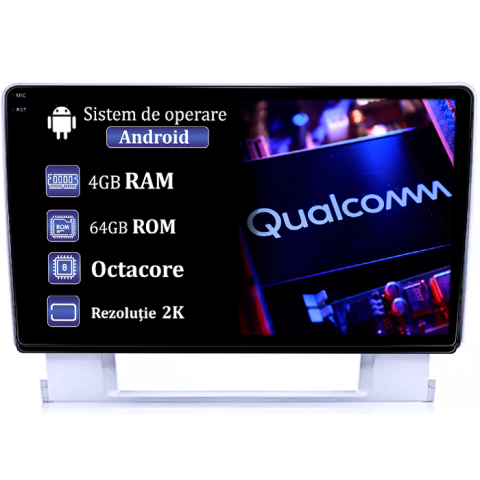 Astra J (2009-2015) - Navigatie dedicata Opel Astra J 2009-2015, 4GB RAM 64GB ROM, Procesor Qualcomm Octacore, Android 14, Rezolutie 2K, Display QLED 9", DSP, Carplay&Android Auto, SIM 4G