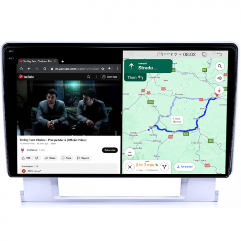 Navigatie dedicata Opel Astra J 2009-2015, 4GB RAM 64GB ROM, Quad Core, Display 9" QLED 1K, Carplay, Android 14, Bluetooth, Magazin Play, Suport Camere AHD [3]