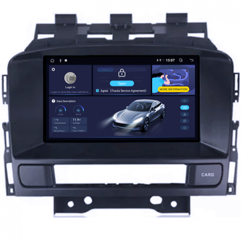 Navigatie dedicata Opel Astra J, 4GB RAM 64GB ROM, Android 14, DISPLAY 10 inch QLED 1K, camera marsarier [1]