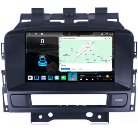 Navigatie dedicata Toyota Rav 4 2007-2013, 8GB RAM 128GB ROM, Octacore, Platforma TS18, Android 14, Display QLED 9", Suporta camera 360", DSP, Carplay&Android Auto, SIM 4G, Ventilator Activ [1]