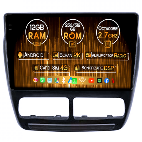 Opel - Navigatie dedicata Opel Combo D 2012-2018, 12GB RAM 256GB ROM, Android 13, Rezolutie 2K, Display QLED, 9", DSP, Carplay, Android Auto, Internet, Youtube, Waze, Wi Fi, USB