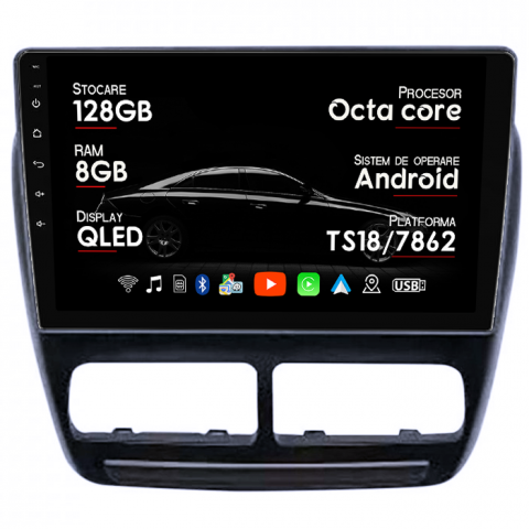 Opel - Navigatie dedicata Opel Combo D 2012-2018, 8GB RAM 128GB ROM, Octacore, Platforma TS18, Android 14, Display QLED 9”, Suporta camera 360º, DSP, Carplay&Android Auto, SIM 4G, Ventilator Activ