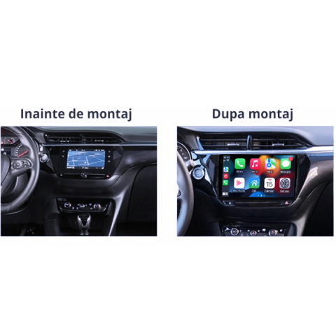 Navigatie dedicata Opel Corsa F 2019+, 4GB RAM 64GB ROM, Procesor Qualcomm Octacore, Android 14, Rezolutie 2K, Display QLED 9", DSP, Carplay&Android Auto, SIM 4G [4]
