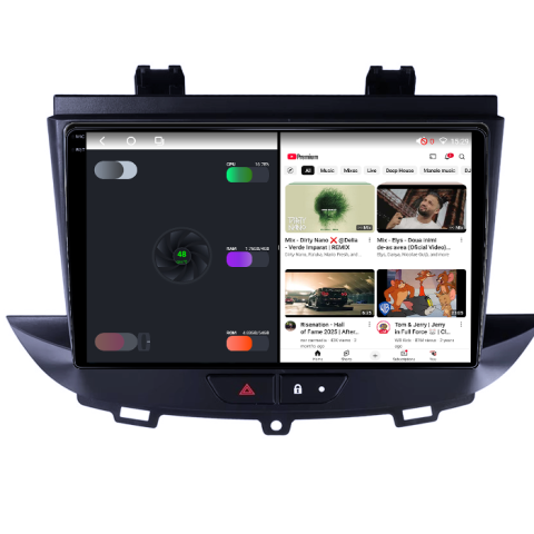 Navigatie dedicata Opel Crossland/Grandland X 2017-2021, 4GB RAM 32GB ROM, Octacore, Android 14, Display QLED 1K 9", DSP, Carplay&Android Auto, SIM 4G, Bluetooth, Ventilator Activ [3]