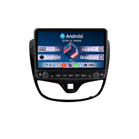 Karl Vinfast Fadil 2017-2020 - Navigatie dedicata Opel Karl Vinfast Fadil 2017-2020 Tesla Cu Butoane Rotative Model 2024, 4GB RAM 64GB ROM, Procesor Quadcore, Android 14, Display QLED 10", DSP, Carplay&AndroidAuto