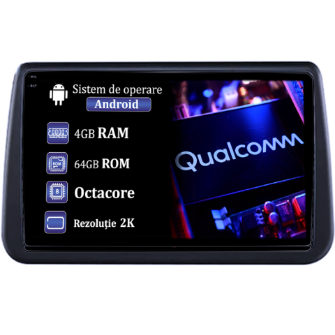 Opel - Navigatie dedicata Opel Meriva 2010-2014,4GB RAM 64GB ROM, Procesor Qualcomm Octacore, Android 14, Rezolutie 2K, Display QLED 9", DSP, Carplay&Android Auto, SIM 4G
