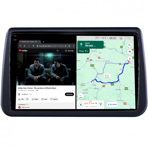 Navigatie dedicata Opel Meriva 2010-2014, 4GB RAM 64GB ROM, Quad Core, Display 9" QLED 1K, Carplay, Android 14, Bluetooth, Magazin Play, Suport Camere AHD [3]
