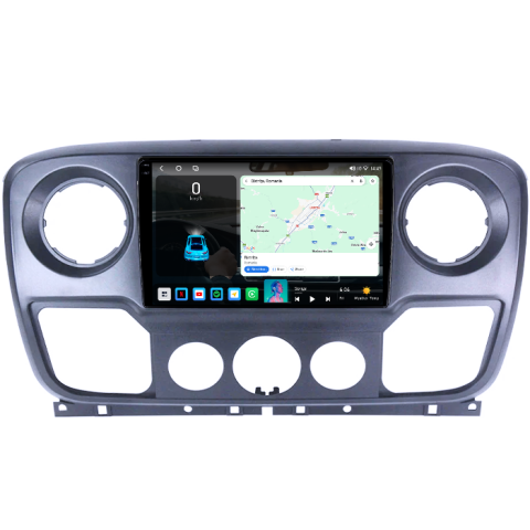 Navigatie dedicata Opel Movano, Renault Master 2020-2021, 4GB RAM 32GB ROM, Octacore, Android 14, Display QLED 1K 10", DSP, Carplay&Android Auto, SIM 4G, Bluetooth, Ventilator Activ [2]